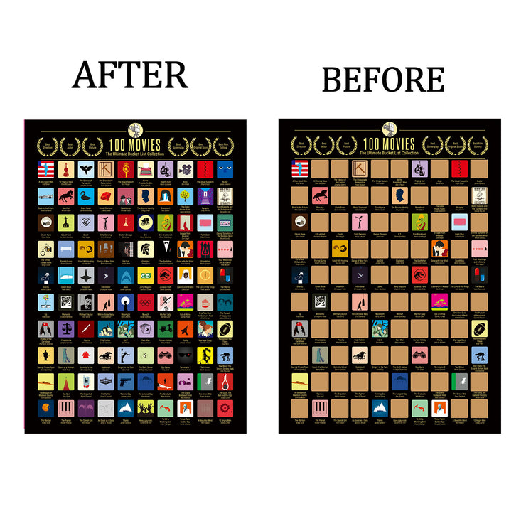 Movie Scratch Poster