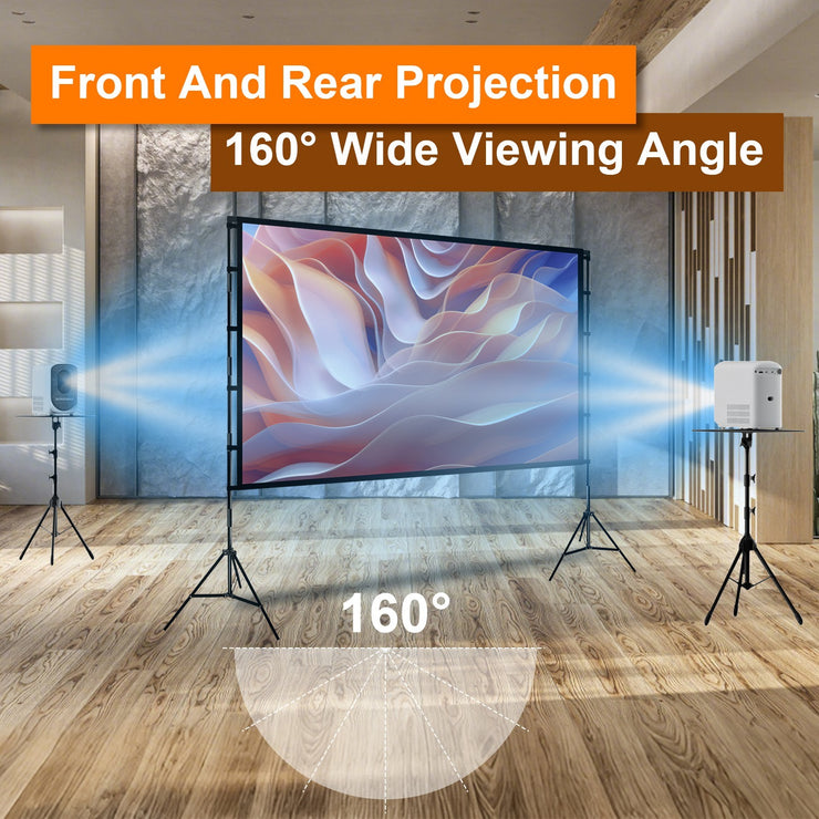 100inch Projector Screen With Stand