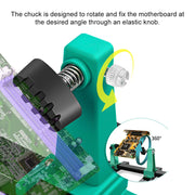 Circuit Board Welding Bracket Auxiliary Clamp Base PCB Computer Cellphone Mainboard Repair Disassembly Fixed Tool Holder